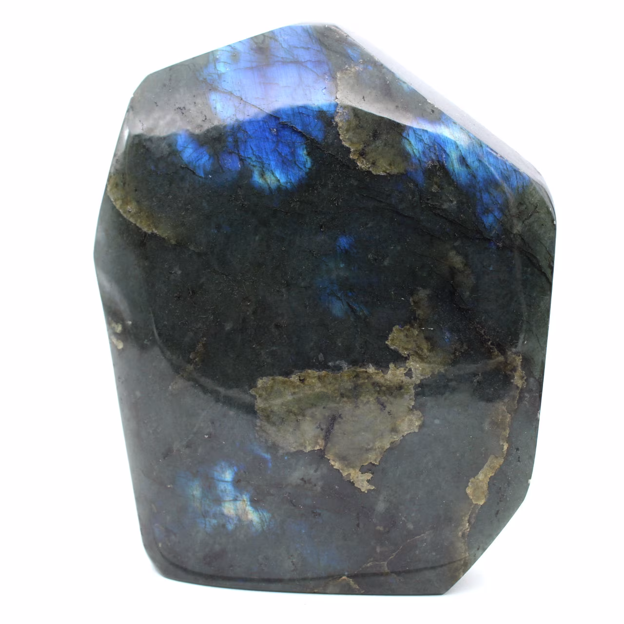 Gepolijste natuurlijke labradorietsteen, mineraaldecoratie