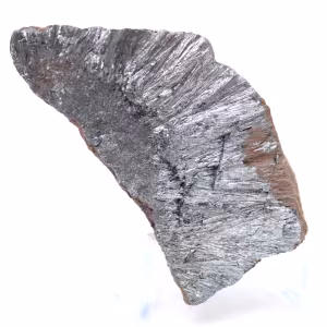 Klein pyrolusietexemplaar, kristallisatie Marokko