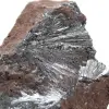 Pyrolusietkristallen, mineraalgesteente Marokko - 2