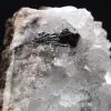 Ruwe kwarts uit Marokko, kristallen met goethietinsluitingen. - 3
