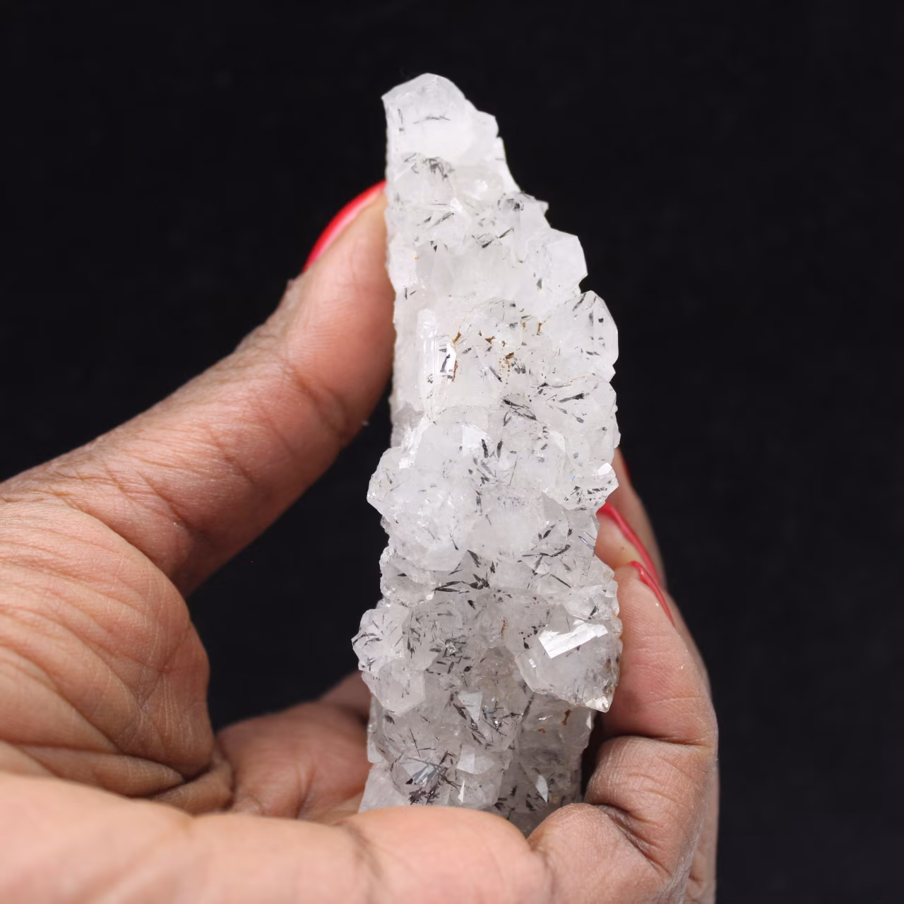 Goethietkwarts, ruw exemplaar uit Marokko, 125 g