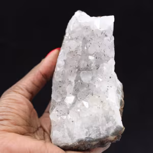 Kwarts- en goethietexemplaar uit Marokko, draadgeode