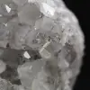 Kwartsgeode met goethietinsluitingen, Marokkaans mineraalgesteente - 3