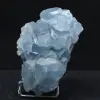 Malagassische celestijn: blauwe kristaldruse - 0
