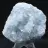 Celestien uit Madagaskar: druse en kristalcluster
