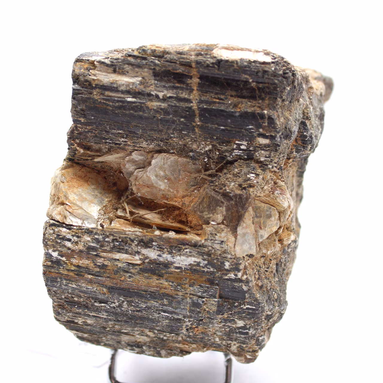 Mineralogisch specimen - Ruwe zwarte toermalijn uit Madagaskar