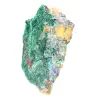 Ruwe azurietmalachiet uit Marokko - 1