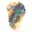Ruwe mineralen: azuriet en malachiet — 13