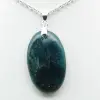 Hanger van blauwe apatiet uit Madagaskar - Natuursteen - 2