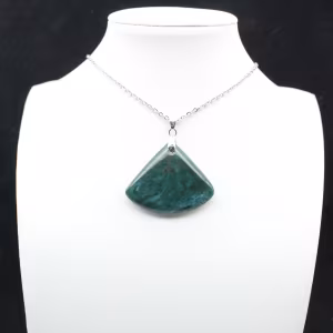 Hanger van Madagaskar blauwe apatiet - Glasachtige glans