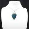 Hanger van blauwe apatiet uit Madagaskar - Natuursteen - 9