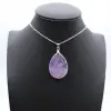 Amethist hanger uit Madagaskar - Sieraden met echte edelsteen - 0