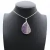 Amethist hanger - Sieraden van puur mineraal - 7