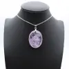 Amethist hanger - Zeldzaam mineraal exemplaar - 1