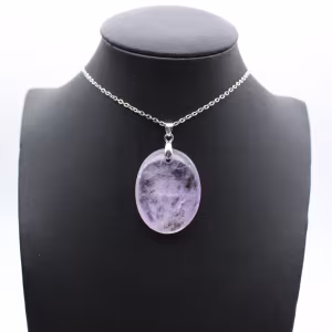 Amethist hanger - Zeldzaam mineraal exemplaar