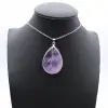 Amethist hanger - Sieraden van natuurlijk mineraal - 2