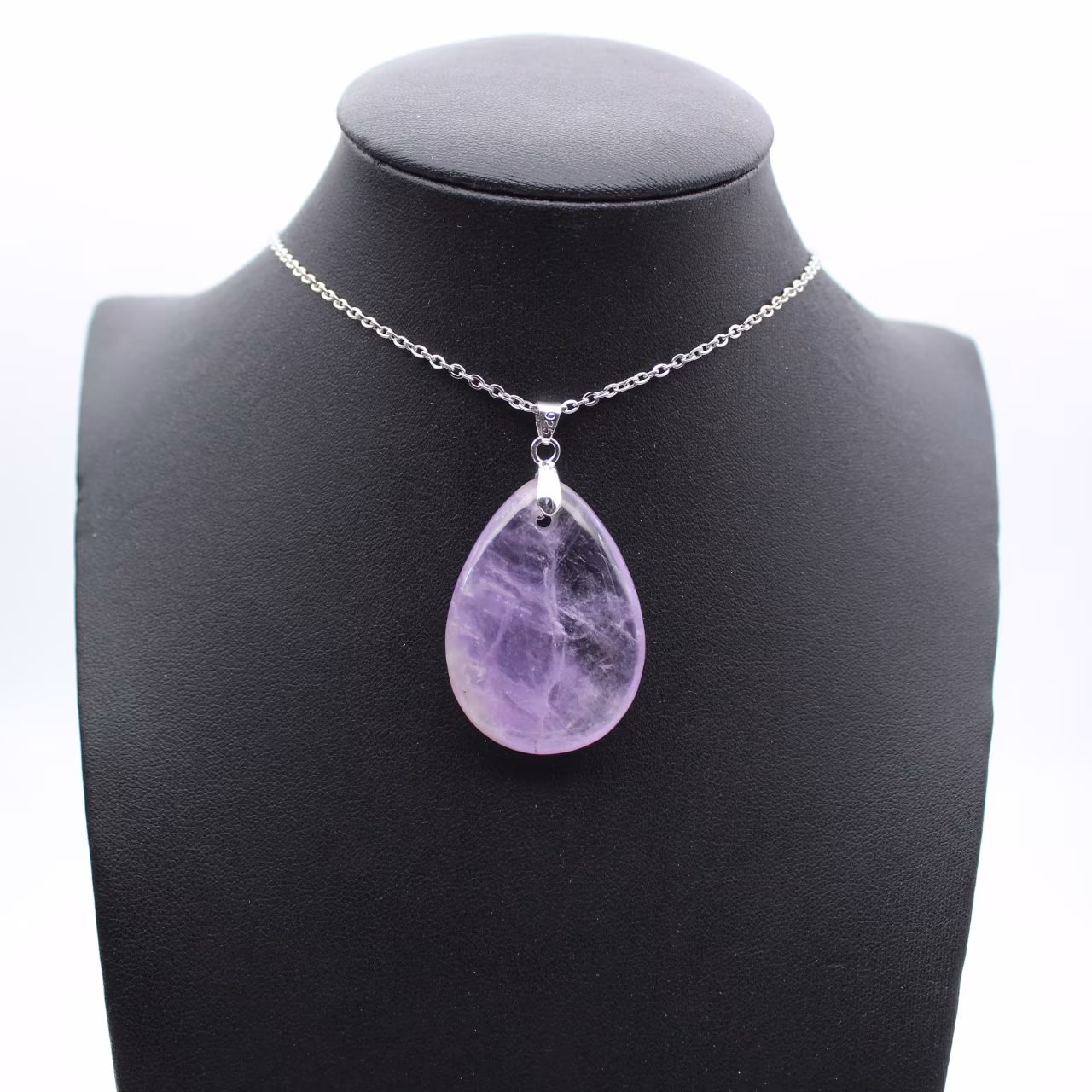 Amethist hanger - Sieraden van natuurlijk mineraal
