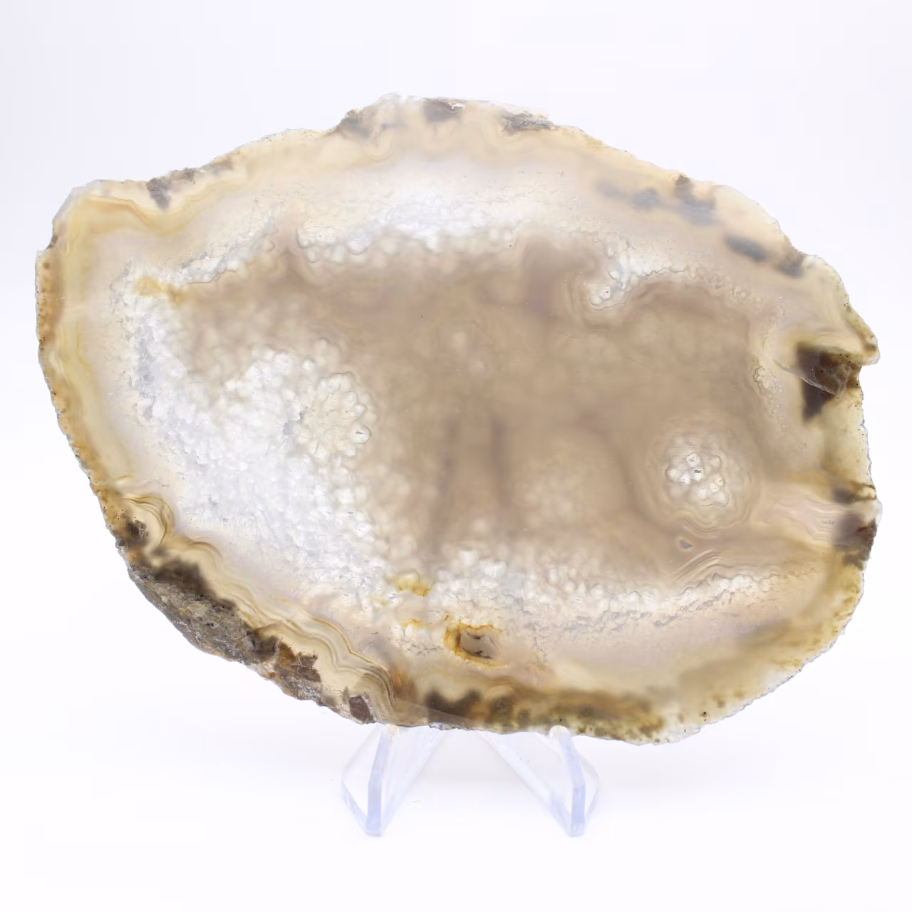 Plakje Braziliaanse agaatgeode