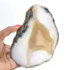 Plakje agaat met dichte banden - 3