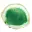 Natuurlijke groene agaatschijf – Decoratief stuk 250 g — 2