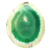 Braziliaanse agaatplak, groen – Verzamelobject, 200 g - 0