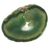 Natuurlijke groene agaatschijf – Decoratief stuk 250 g - 3