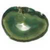 Natuurlijke groene agaatschijf – Decoratief stuk 250 g - 1