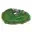 Natuurlijke groene agaatschijf – Decoratief stuk 250 g — 6
