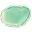 Natuurlijke groene agaatschijf – Decoratief stuk 250 g — 7