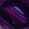 Verzamelbaar agaatplakje, kunstmatige paarse kleur - 2