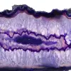 Doorgesneden exemplaar van Braziliaanse violette langwerpige agaat - 2