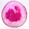 Natuurlijke roze getinte gesneden agaat - 0