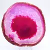 Plakje roze geverfde agaat voor verzameling - 1