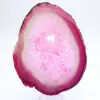 Gepolijste roze getinte Braziliaanse agaat - 0