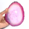 Gepolijste roze getinte Braziliaanse agaat - 3