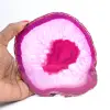 Decoratief schijfje roze getinte agaat - 3