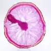 Natuurlijke roze getinte agaatplak - 0