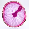 Natuurlijke roze getinte agaatplak - 1