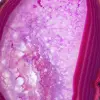 Decoratief schijfje roze geverfde agaat - 2