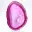 Gepolijste plak roze geverfde agaat — 4
