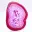 Gepolijste plak roze geverfde agaat — 5