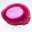 Gepolijste plak roze geverfde agaat — 6