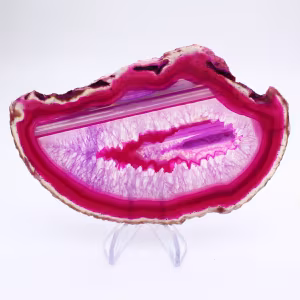 decoratieve roze getinte gepolijste agaat