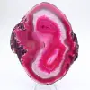 Plakje natuurlijke roze getinte agaat - 1