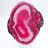Plakje natuurlijke roze getinte agaat