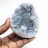 Blauwe celestiet: Malagassisch mineralogisch exemplaar - 1