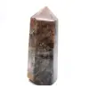 Slanke prisma in zwarte maansteen - natuurlijke microklien - 0