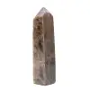 Geometrische microklienprisma - Zwarte maansteen uit Madagaskar - 0