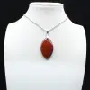 Sieraden van rood jaspismineraal - 1