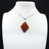 Kleine hanger van rode jaspis - 1